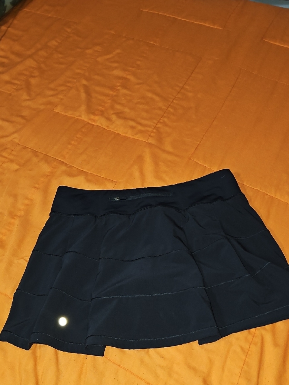 Lululemon Pace Rival Skirt, Black Sz 8!! Great Condition! Has Grippies!!